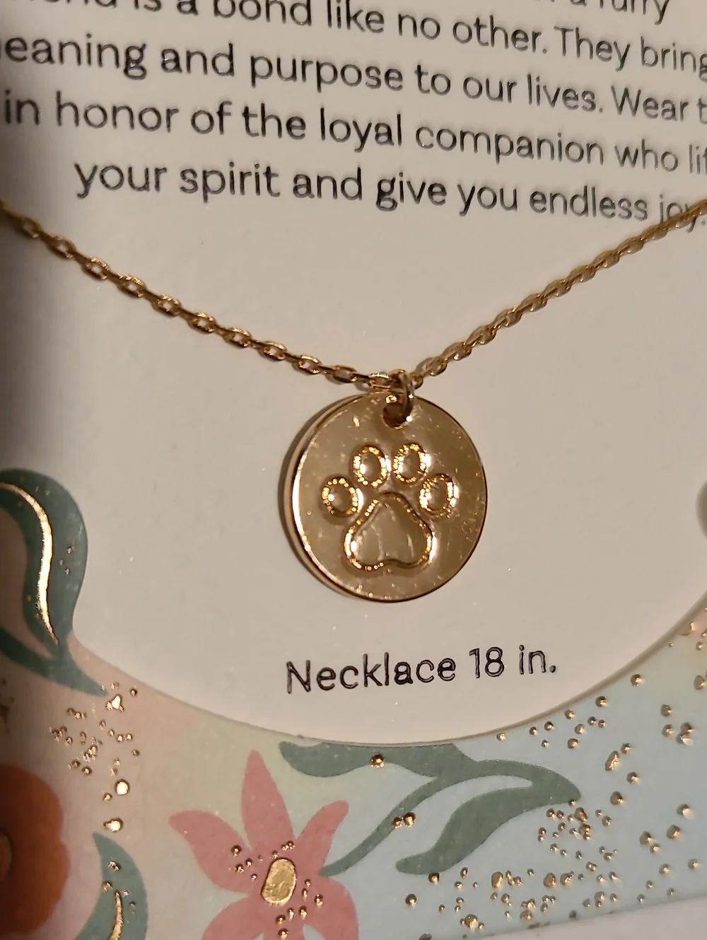 Bright Blessings Dog Paw Pendant Necklaces Bundle Of 3, Loyalty, 18 Inch Lover